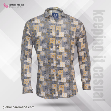 Floral Printed Comfortable Casual Full Shirt